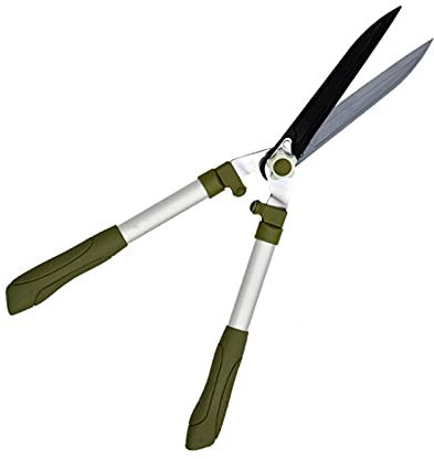 ABNNHK Gartenheckenschere, Gartengeräte, 25-Zoll-Heckenschere mit gewellter, scharfer Klinge zum Trimmen von Buchsbaum und Büschen