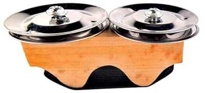 JISADER Handtamburin Glocke, Percussion Fingerglocken für Rhythmus Performance Live