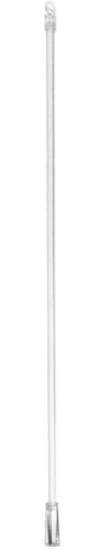 Toyvian Blind Wand 21 Inch Pp Tilt Rod with Hook Grip for Window Shades | Replacement Accessory for Vertical Slats, Finish, Sleek Minimalist Design, Easy to Match Curtains