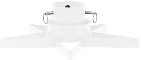 Cervaline Base per Albero di Natale Bianca 47x47x13,5 cm,Casa e Giardino,Arredo,Decorazioni Natalizie,Supporti per Alberi di Natale,2.14kg - 331316