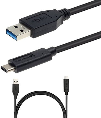 TECHGEAR USB 3.1 Type C, Data Sync & Fast Charging Cable Lead Compatible with Samsung S25 S24 S23 S22 S21 S20 FE S10, A03s A04s A05s A12 A13 A14 A15 A16 A25 A26 A34 A35 A36 A55 A56 Z Fold/Flip (1M)