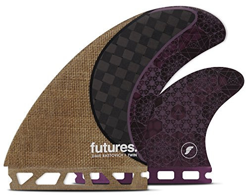 Futures Rasta Honeycomb Twin Fin One Size Jute/carbon/purple
