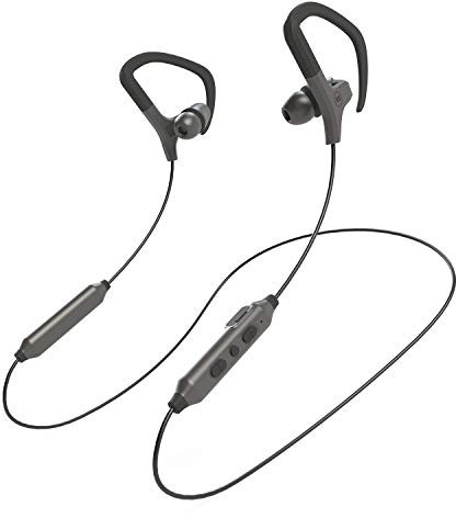 Mixx Audio - Cardio Air 5 Wireless Bluetooth Sport Earphones - 5 Hours Wireless Play - Black