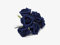 AFS 6 Head Foam Rose Bud Bunch 5cm Artificial Flower Wedding Bouquet Centrepiece (Navy Blue)