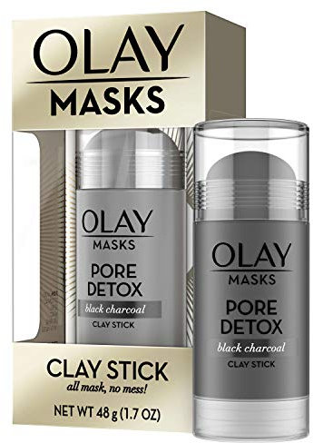 Olay Masks Clay Stick Mask Pore Detox, Black Charcoal, 48 gram