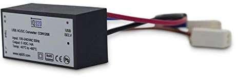 iq920 USB Unterputz Netzteil 4A, zur Stromversorgung von Tablet Buchse UP CON1206
