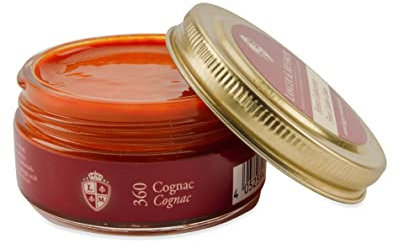 Langer & Messmer crème de cirage pour cuir lisse cirage de haute qualité pour l'entretien des chaussures convient à toutes les chaussures en cuir lisse 50 ml