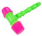 Beito Hammer Pounding Toy Plastic Percussion Sounding Hammer Funny Squeaky Toys for Kids Random Color