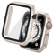 Tuocal 2 Pezzi Rigida PC Compatibile con Cover Apple Watch 45mm Series 8 Series 7, Custodia per PC Complessiva per iWatch Uomo Donna Cover Protettiva per Schermo in Vetro Sottile, Stella