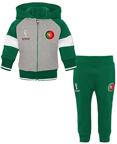 FIFA 2022-Portogallo Tuta Ufficiale World Cup 2022, Rosso, 4 Anni Unisex-Bimbi