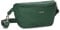 Zwei Damen Hip Bag Mademoiselle.M MH4 Bauchtasche 25 cm 1 Liter aus hochwertigem Kunstleder, Crossbody Bag wasserabweisend, 3-in-1 Bequeme Brusttasche, Gürteltasche & Hüfttasche (moos)
