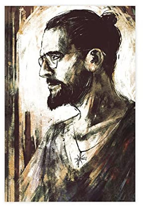 WFKLMSL Joseph Seed Far Cry 5 Leinwand-Poster, Schlafzimmer-Dekoration, Sport-Landschaft, Büro, Raumdekoration, Geschenk, ohne Rahmen, 30 x 45 cm
