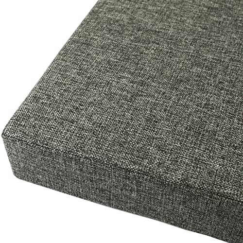 RAKTOV Abnehmbares Bankkissen, 2/3-Sitzer, Möbel-Sitzkissen, hohe Elastizität, Schaumstoffkissen, Bankkissen, Sitzkissen für Schuhe, Küche, Erkerfenster, Garten, 220 x 40 x 5 cm, Dunkelgrau