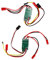 Keenso 2 Stück RC Brushed ESC, Dual Way Bidirektionaler ESC für RC Model Boat Tank 130 180 Brushed Motor