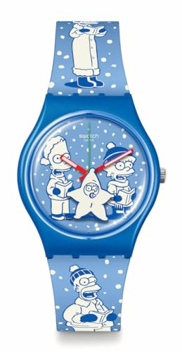 Swatch The Simpsons Gent SO28Z126 Tidings of Joy, Armband, klassisch, Klassisch