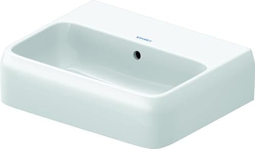 Duravit Qatego lave-mains, 450x350mm, partie inférieure vitrifiée, avec trop-plein, 0746450060, Couleur: blanc