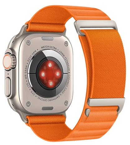 Aizgalxor Alpine Loop Armband Kompatibel mit Apple Watch Ultra 49mm 46mm 45mm 44mm 42mm(Series 3/2/1), Sport Geflochten Ersatzarmbänder Kompatibel für iWatch Ultra 2/Series 10/9/8/7/6/5/4/3/2/1/SE