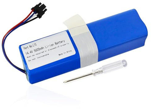 ANTIEE 5600mAh INR18650M26-4S2P Vacuum Batería para RoboVac L70 Hybrid L10 T2190 T2190G21 Series Robot Vacuums Sweeper 14.4V Robot Vacuum Cleaners Battery with Tools