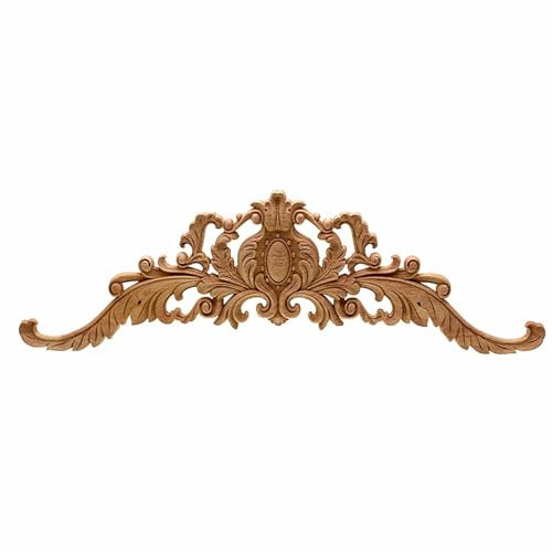 YMYGCC Holz Geschnitzte Deko Holzgeschnitzte Eckapplikationen schmücken Rahmen, Schrank, Kamin, Tür, Möbel, dekorative Holzfiguren 247 (Color : 59X18cm)