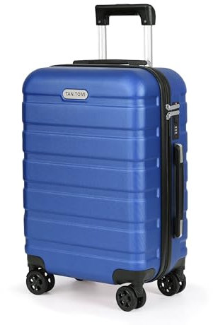 TANTOMI Handgepäck Koffer, Reisekoffer Hartschalenkoffer, Koffer & Trolley Handgepäck mit Passwortsperre, Hartschale Suitcase mit 4 Rollen(Himmelblau)