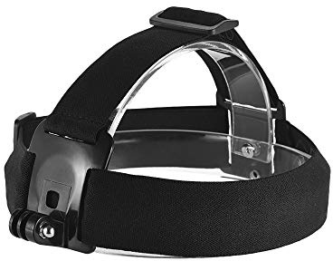 HUIOP action camera head mount Adjustable Anti-Slip Action Camera Head Strap Headband Mount for hero 7/6/5/4 /YI