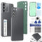 RongZy Coque Arrière pour Samsung Galaxy S21 5G Batterie Couvercle Rechange pour Galaxy S21 5G SM-G991B Cache Batterie pour Téléphone de Remplacement(Gris)