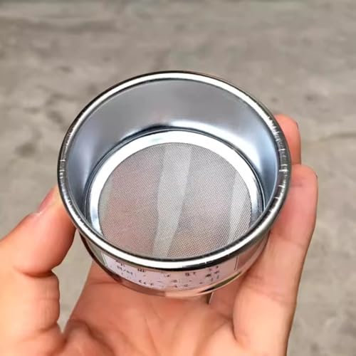 Steel Laboratory Standard Sieve Set Includes 50 60 80 100 150 and 200 Mesh Sieves 70 Mesh (0.212mm) Ideal for Particle Size Analysis