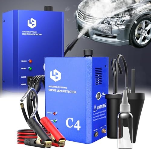 Machine à Brouillard Voiture, Détecteur Fuite 12V DéTecteur Fuite Fumée Voiture avec Pompe à Air IntéGrée Détecteurs Fuite Carburant Voiture pour VéHicule Moto Bateau pour Tous Les VéHicules 12V