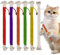 Newoutset 6 Pz Giochi Gatto Giochi per Gatti Interattivi,20cm Giocattolo di Gatta Corda da Mordere, Gioco Gatto Interattivo Masticare, Bastoncini Erba Ggatta, Corda Dentale per Gatti