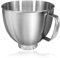 Spares2go Bowl for KITCHENAID Mixer 4.3L K45SBWH Stainless Steel Tilt-Head K45 KSM1 KSM9 KSM7