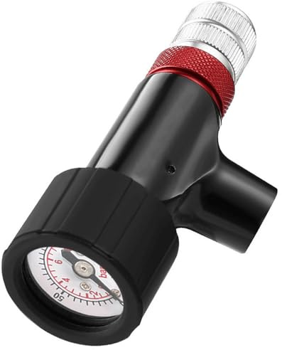 CO2 Reifenfüller Luftpumpe Rennrad Reifenfüller CO2 Inflator Rennrad & Mountainbike Reifenfüller mit Manometer
