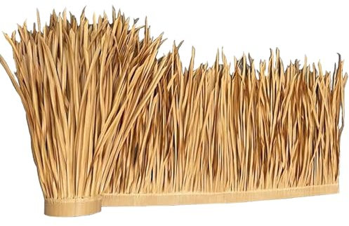 Tejas De Paja Artificial,Rollo De Hierba Mexicana,Simulación De Teja De Paja Palma,Techo De Paja Para Jardín Sombrilla Paglia Decorazion(0.5x3m(19.7x118in))