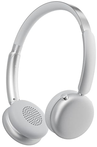 SUNJOM MiniGo Bluetooth Kopfhörer Over-Ear mit 80 Stunden Spielzeit, ANC Noise Cancelling, Bluetooth 5.4, Mikrofon(Silber)
