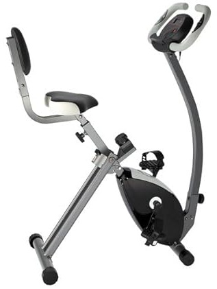 Leiv Senioren-Heimtrainer, ideal für Fitness im fortgeschrittenen Alter, klappbarer Heimtrainer, benutzerfreundlicher Trainingscomputer, 8 Widerstandsstufen, bequeme Polsterung