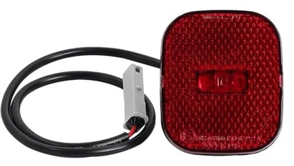 ziyany wasserdichte Warnrückleuchte, kompatibel mit Ninebot Max G2 Elektroroller, Bremslicht, LED-Lampe, Schutzblech-Ersatzteile