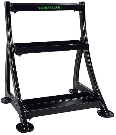 Tunturi Kettlebell Rack - Kettlebell Standard - 70 x 64 x 81 cm - Schwarz
