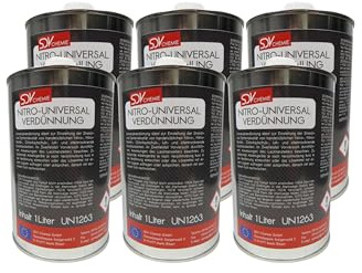 SDV Chemie Universalverdünnung 6x 1 Liter 6L Nitroverdünnung Waschverdünnung Lackverdünner