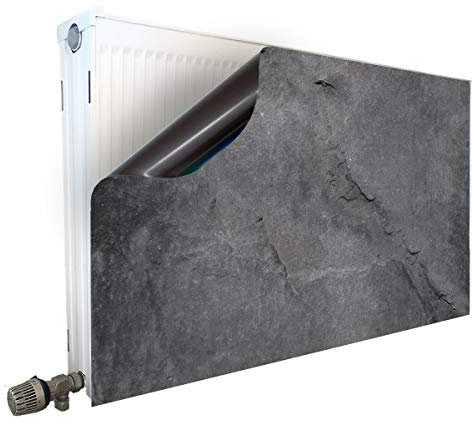 Smagnon Magnet Heizkörperverkleidung Heizkörperabdeckung Heizung Schutz Motiv Beton-Look, Heizkörper Höhe:30 cm, Heizkörper Länge:130 cm