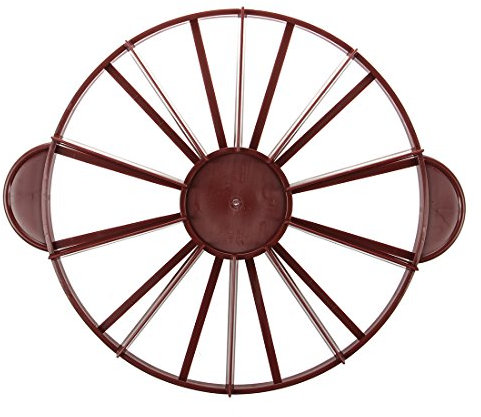 TaoToa Cake Divider Slice Pie Cake 10/12 Piece Equal Portion Marker Divider Dark red