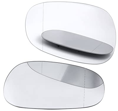 Riloer Espejo retrovisor para puerta de coche izquierdo/derecho, espejo retrovisor lateral, cristal tintado azul/blanco, apto para B-M-W E82 E88 1-Series E90 E91 E92 E93, 51167252893, 51167252894
