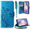 AROYI Lederhülle Kompatibel mit Samsung Galaxy A54 5G Hülle und Schutzfolie, Flip Wallet Handyhülle PU Leder Tasche Case Kartensteckplätzen Schutzhülle