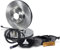 ATEC Germany Bremsenset Vorderachse inkl. Bremsscheiben Ø 348 mm Belüftet + Bremsbeläge Vorne Kompatibel mit BMW 5er (F10) (F07) (F11), 6er (F12) (F13) (F06), 7er (F01, F02, F03, F04)