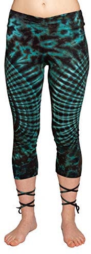 PANASIAM Leggings lace-up 3/4 TD12 Bluegreen, S