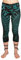 PANASIAM Leggings lace-up 3/4 TD12 Bluegreen, S