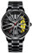 MIDYUID Orologi Auto per Gli Uomini Impermeabile 3D Cavo Rim Hub Movimento Al Quarzo Giapponese Orologio da Polso Orologi da Uomo Sportivi (Steel Yellow)