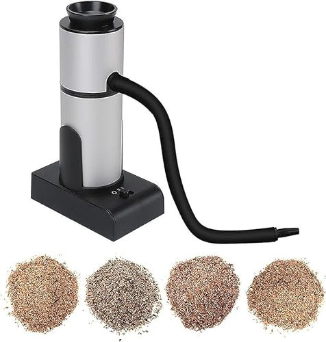 Food Smoker Gun - Räucherpistole für Lebensmittel - Tragbarer Mini-Rauchinfusor für Cocktails und zum Kochen - 4 Geschmacksrichtungen Holzspäne inklusive