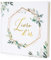 Livre d'or Mariage 60 Pages Couverture Rigide Livre de Visiteur Guest-Book Motif de Feuille pour Mariage Baptême Anniversaire