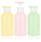 Mulaibdin 3 Pcs Shampoo and Conditioner Dispenser, Pump Bottle Dispenser 300ml, Shower Gel Dispenser, Shampoo Bottles with Pump, Refillable Soap Dispensers Bathroom with Labels