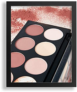 VO design Finn Premium Bilderrahmen Posterrahmen 45,5x61 cm Schwarz matt 61x45,5 cm mit weisser Rückwand und klarem Acrylglas