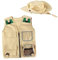VICASKY Kinder Weste Hut Jungen Abenteuer Kit Leichte Atmungsaktiv